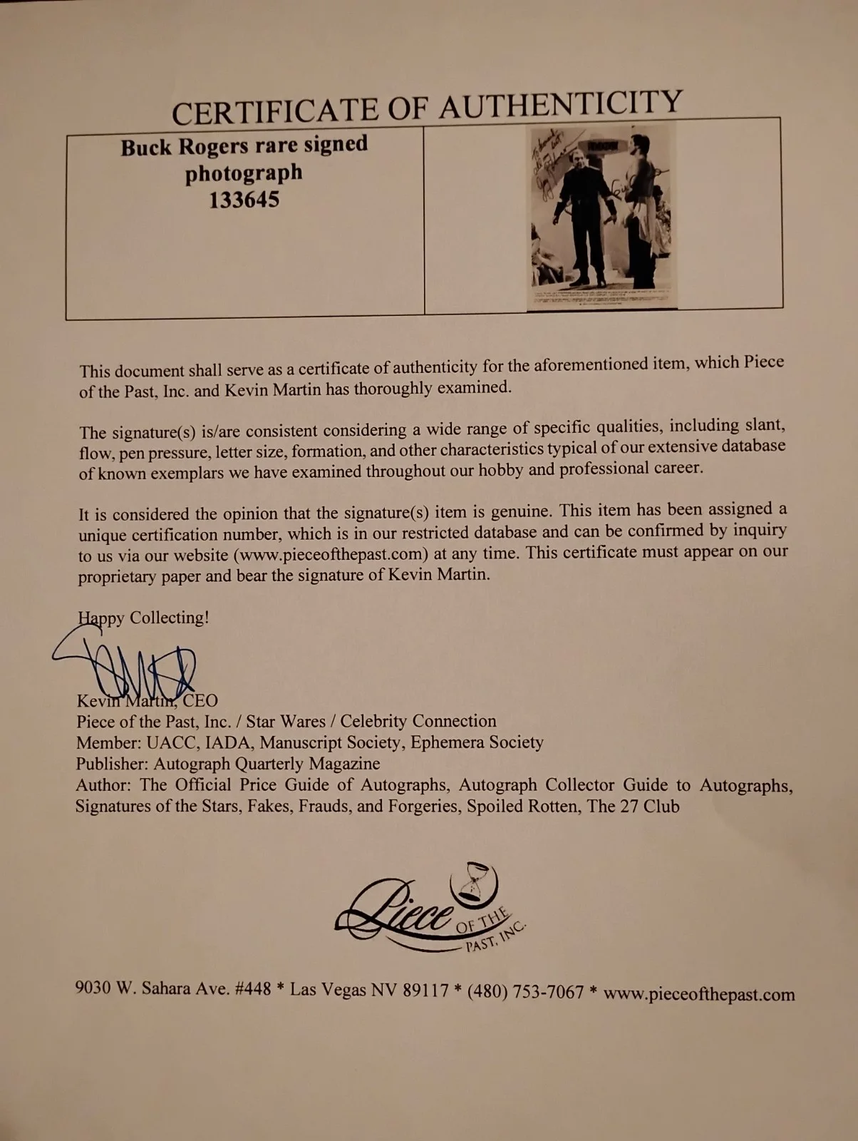 Gil Gerard, Jay Robinson — Gil Gerard & Jay Robinson Signed Photo Buck Rogers Planet of the Amazon W/COA, изображение 2
