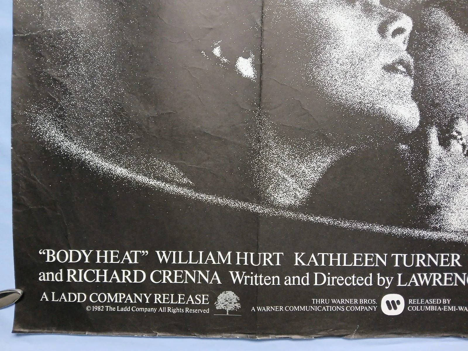 BODY HEAT (1981) original UK quad poster - William Hurt, Kathleen Turner, image 4
