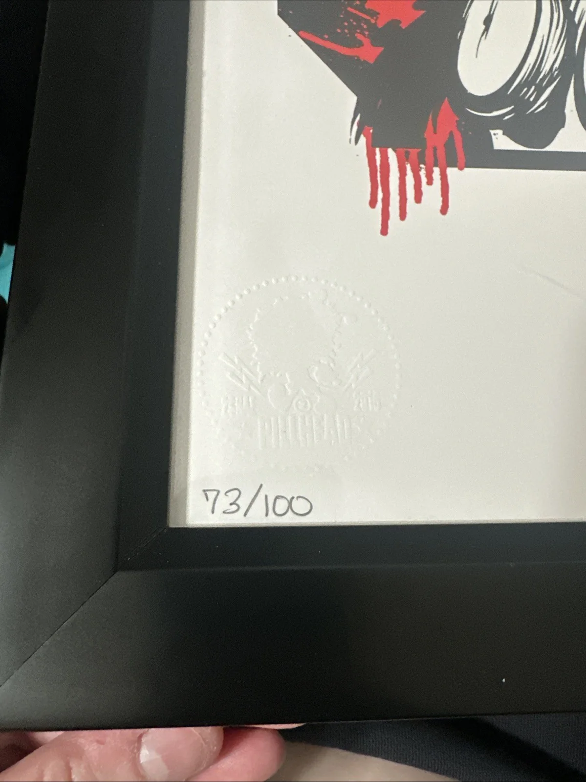 DJ Marshmello x 2SHAE Mellogang 30 Autographed Framed Poster 73/100, изображение 5