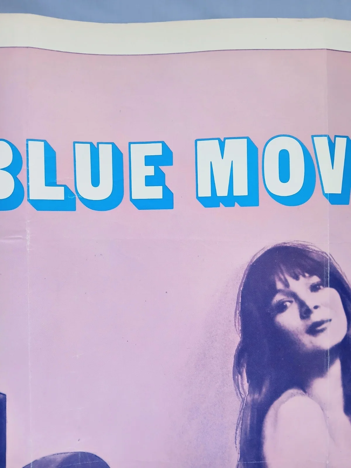 BLUE MOVIE STAR (EVOLUTION OF SNUFF)(1977)v.rare original quad poster -sex mocku, изображение 5
