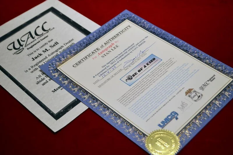 STAN LEE — Rare STAN LEE Signed Autograph Photo, Frame, COA, UACC RD #228 FREE SHIP, image 4