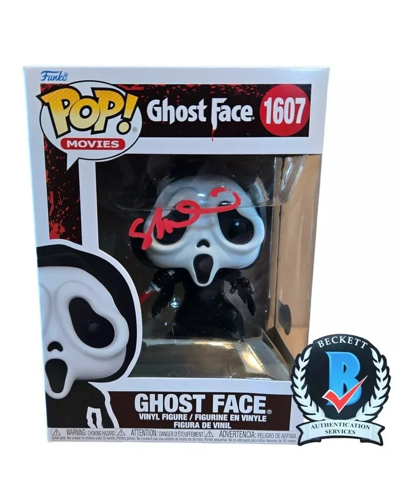 Skeet Ulrich — SKEET ULRICH SIGNED GHOSTFACE FUNKO 1607 BECKETT COA BN92274, изображение 2