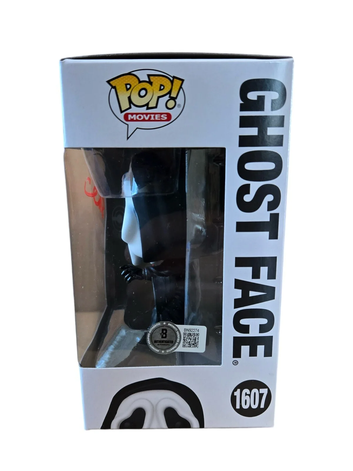 Skeet Ulrich — SKEET ULRICH SIGNED GHOSTFACE FUNKO 1607 BECKETT COA BN92274, изображение 3