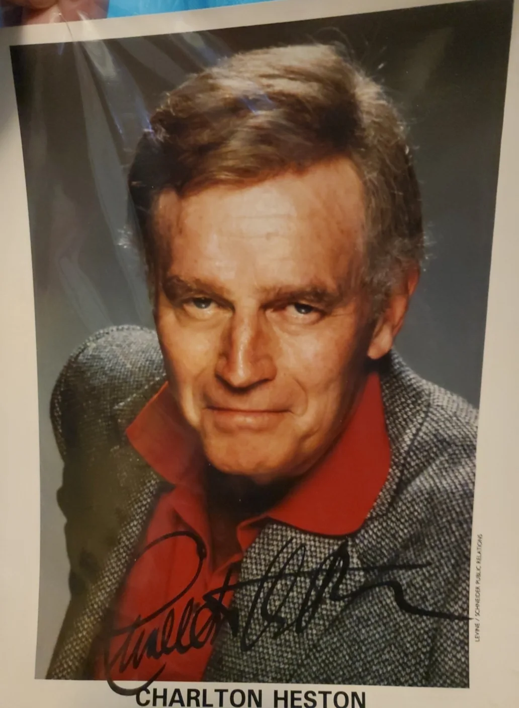 Charleton Heston — Charlton Heston "Planet of the Apes" MOSES legend actor Autographed 8x10" Photo, изображение 3