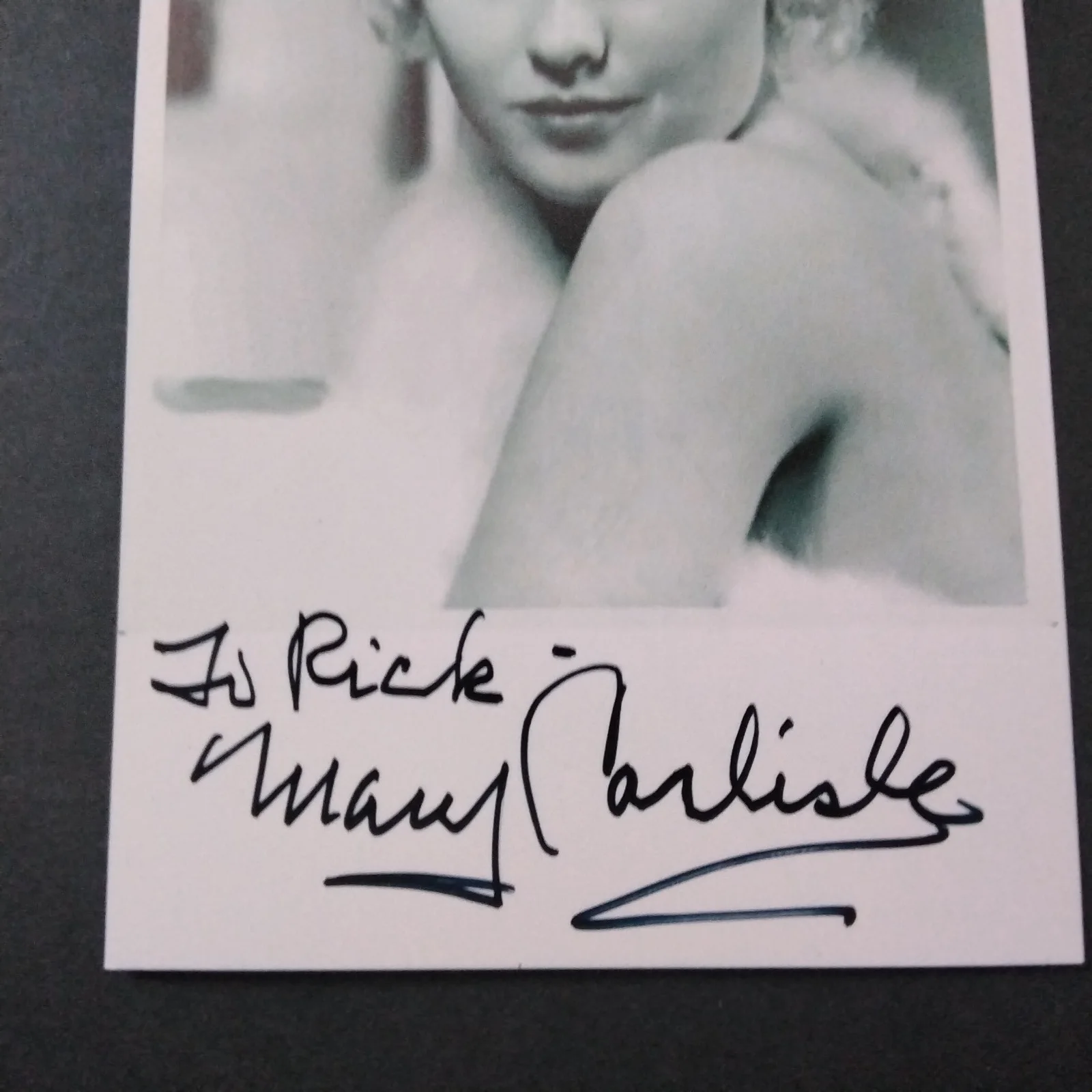 Mary Carlisle SIGNED Photo 30s Movie Actress Dead Men Walk Grand Hotel Palooka, изображение 3