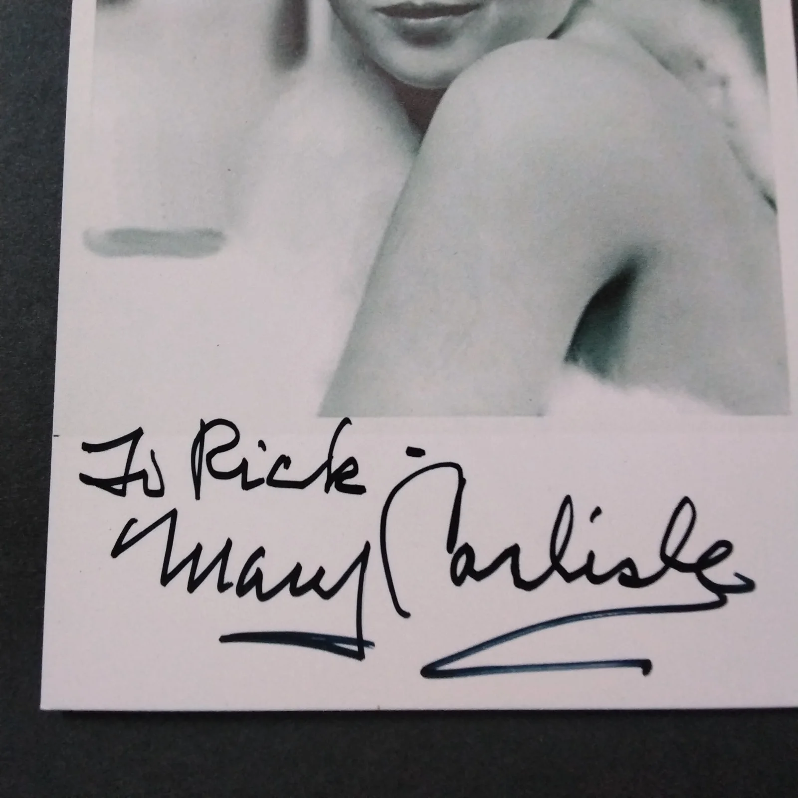 Mary Carlisle SIGNED Photo 30s Movie Actress Dead Men Walk Grand Hotel Palooka, изображение 4