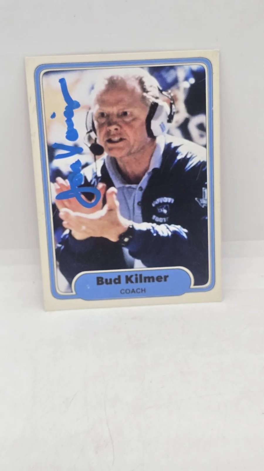 jon voight — Jon Voight Signed Varsity Blues Coach Bud Kilmer Custom Trading Card SWAU #3