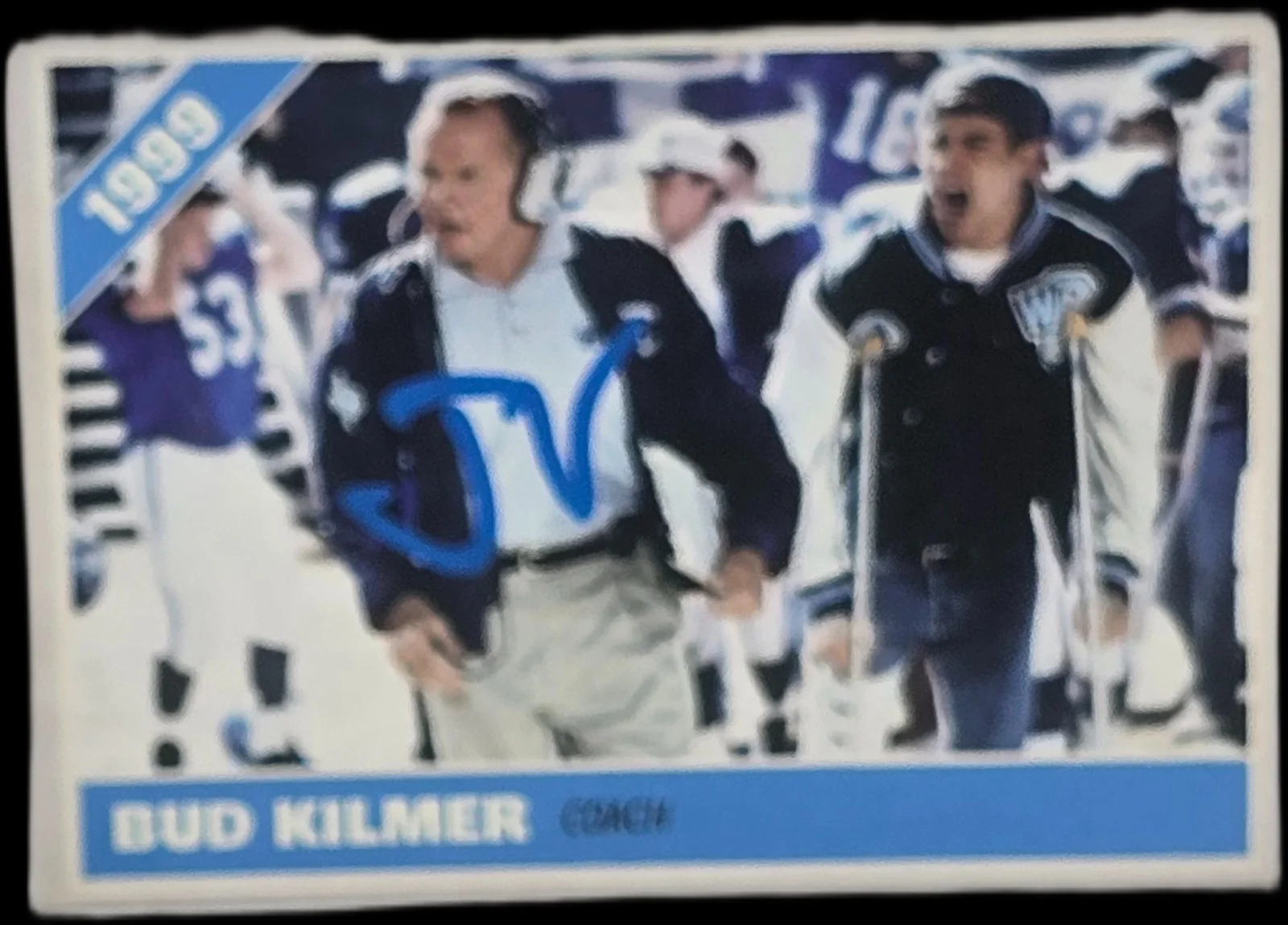 jon voight — Jon Voight Signed Varsity Blues Coach Bud Kilmer Custom Trading Card SWAU #2