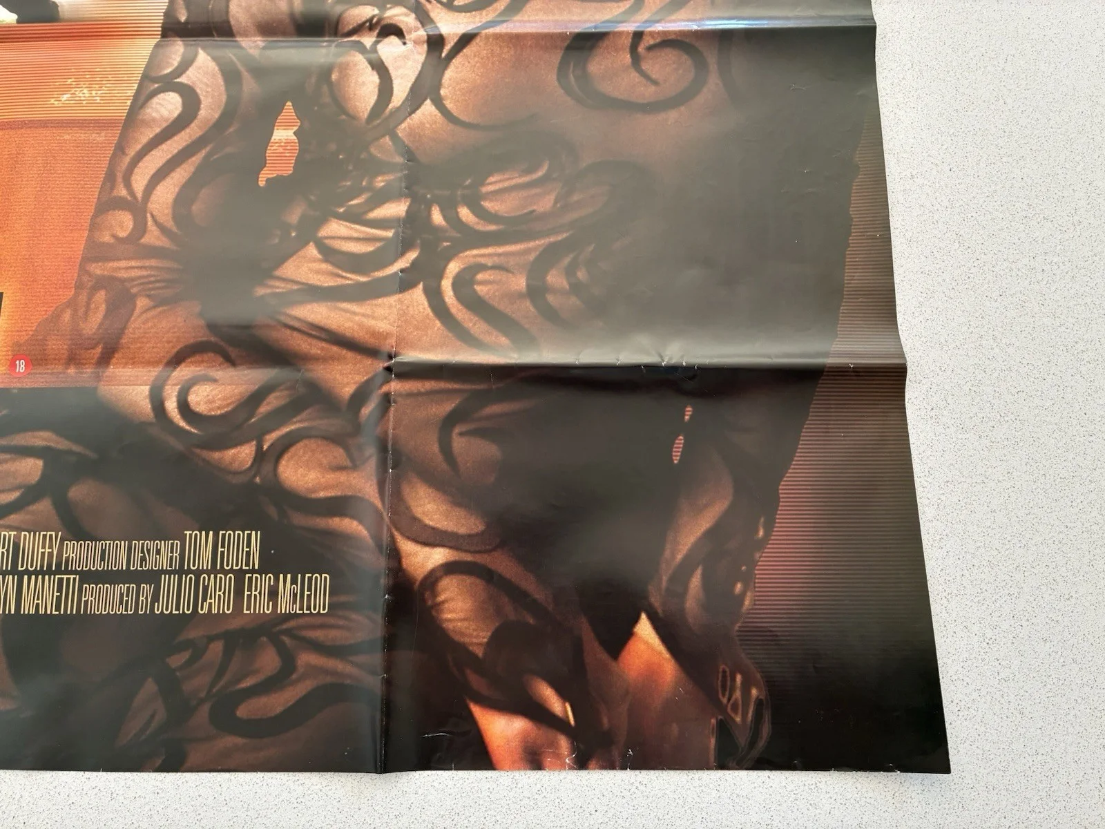 THE CELL - ORIGINAL UK CINEMA QUAD POSTER 2000 FILM MOVIE - JENNIFER LOPEZ, изображение 2