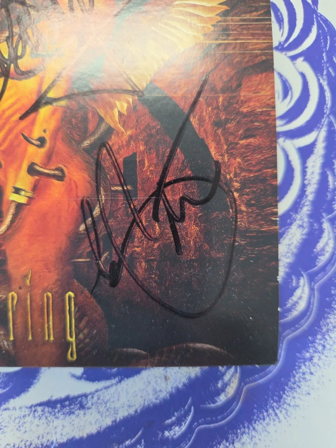 Eric Chuck Alex Testament 3x Band Signed THE GATHERING Cd, image 3