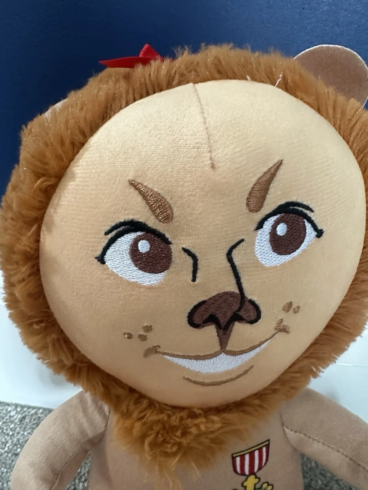 The Wizard of Oz Cowardly Lion Plush 11 Inches Brown with Tag, изображение 5
