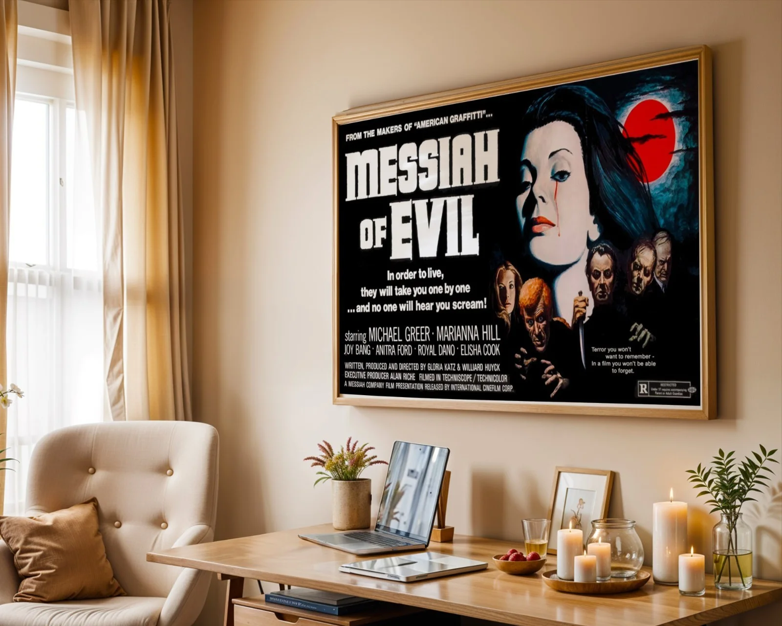 Messiah Of Evil 1974 - Supernatural Horror - 30" x 40" UK Quad Poster, image 4