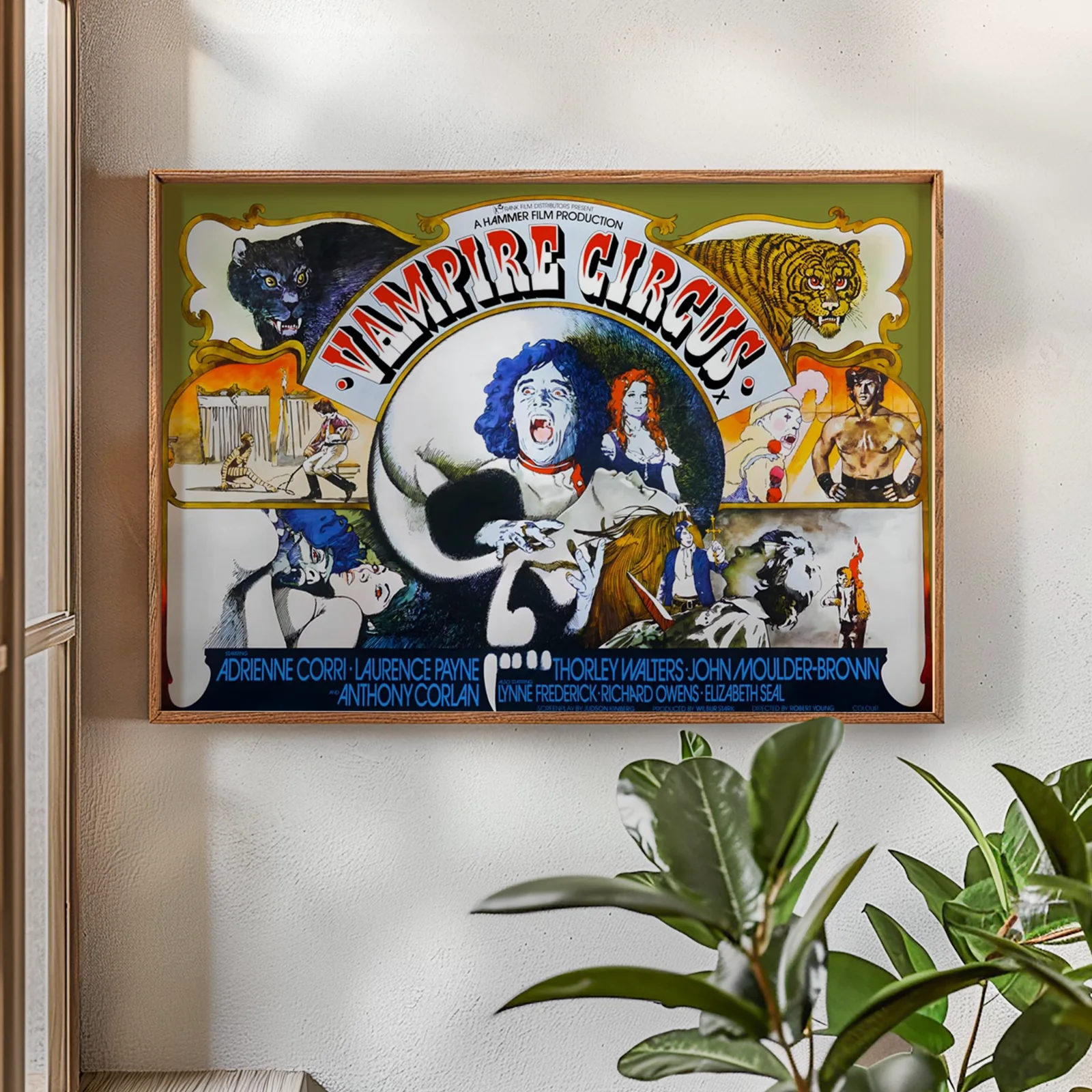 Vampire Circus 1972 Hammer Horror Film - UK 30" x 40" Quad Poster, изображение 2