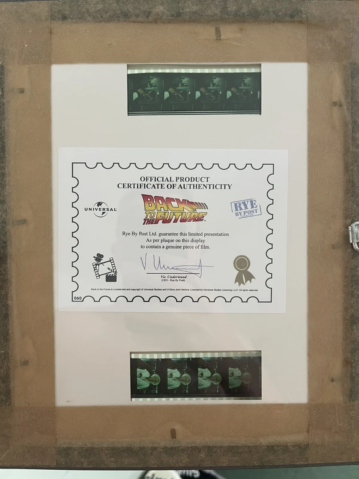 Back to The Future Limited Edition Film Cell by Rye by Post memorabilia, image 2