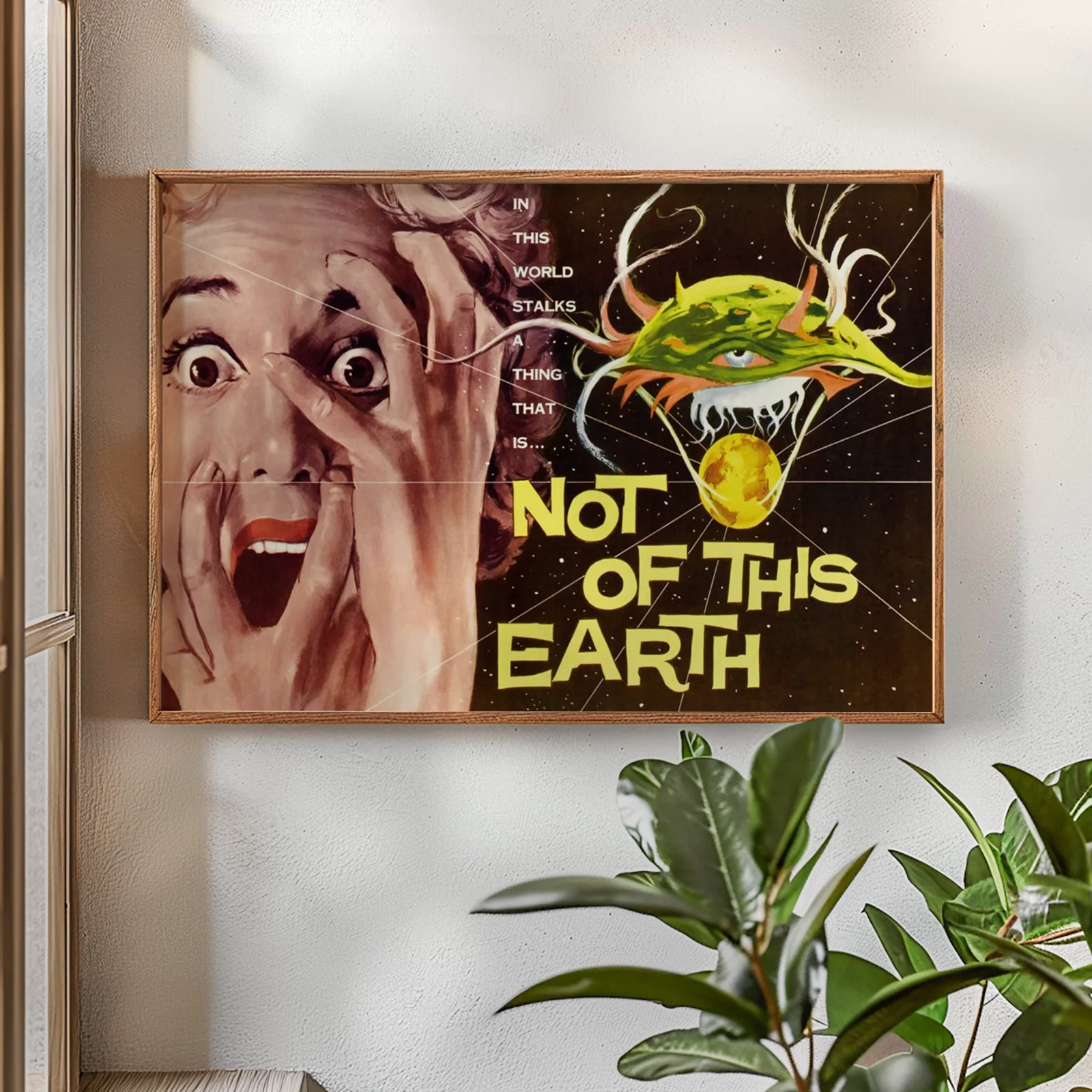Not Of This Earth 1957 - Science Fiction - 30" x 40" Quad Poster, image 2