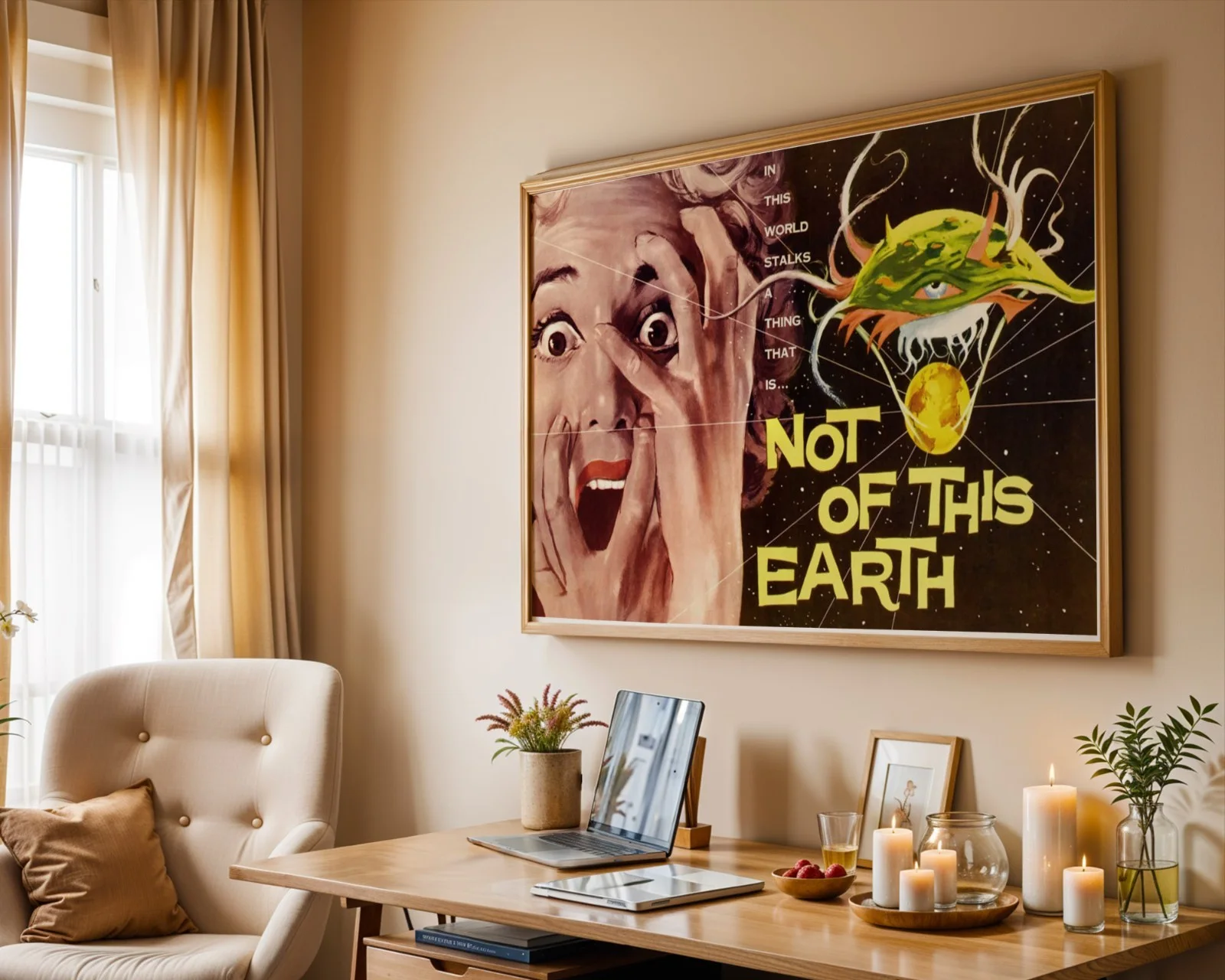 Not Of This Earth 1957 - Science Fiction - 30" x 40" Quad Poster, image 4