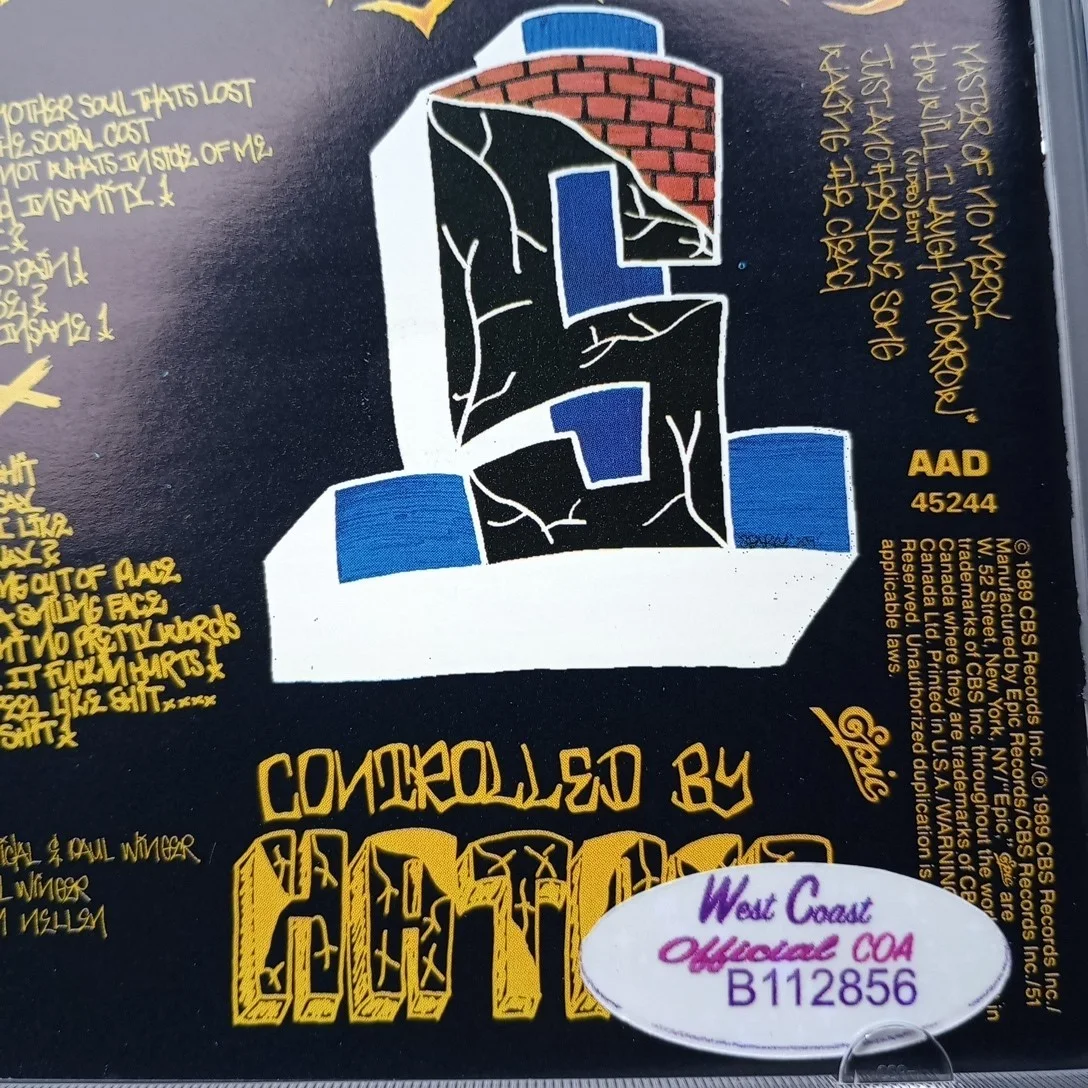 Suicidal Tendencies Signed CD Mike Muir Controlled By Hatred With COA Mint..., image 3