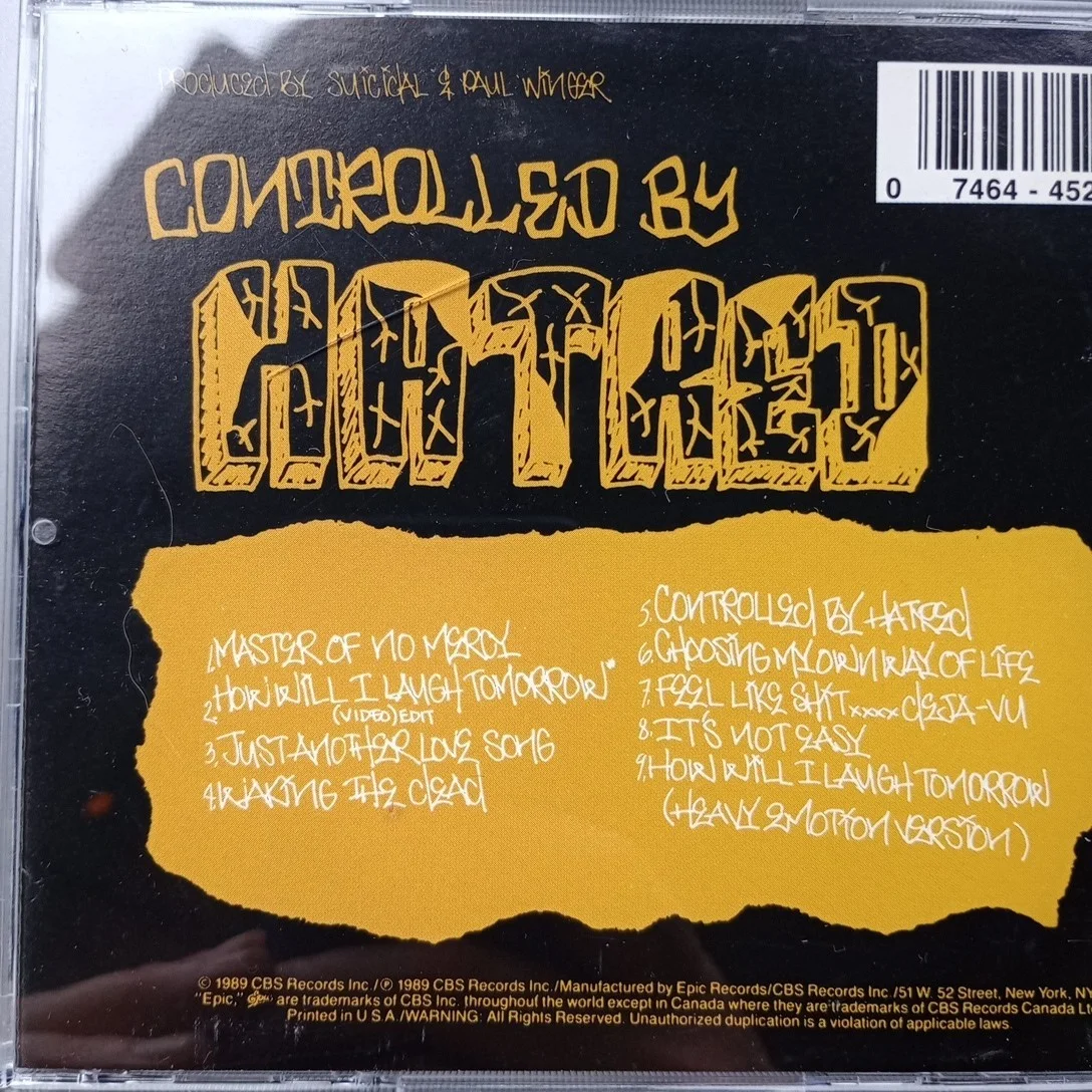 Suicidal Tendencies Signed CD Mike Muir Controlled By Hatred With COA Mint..., image 5