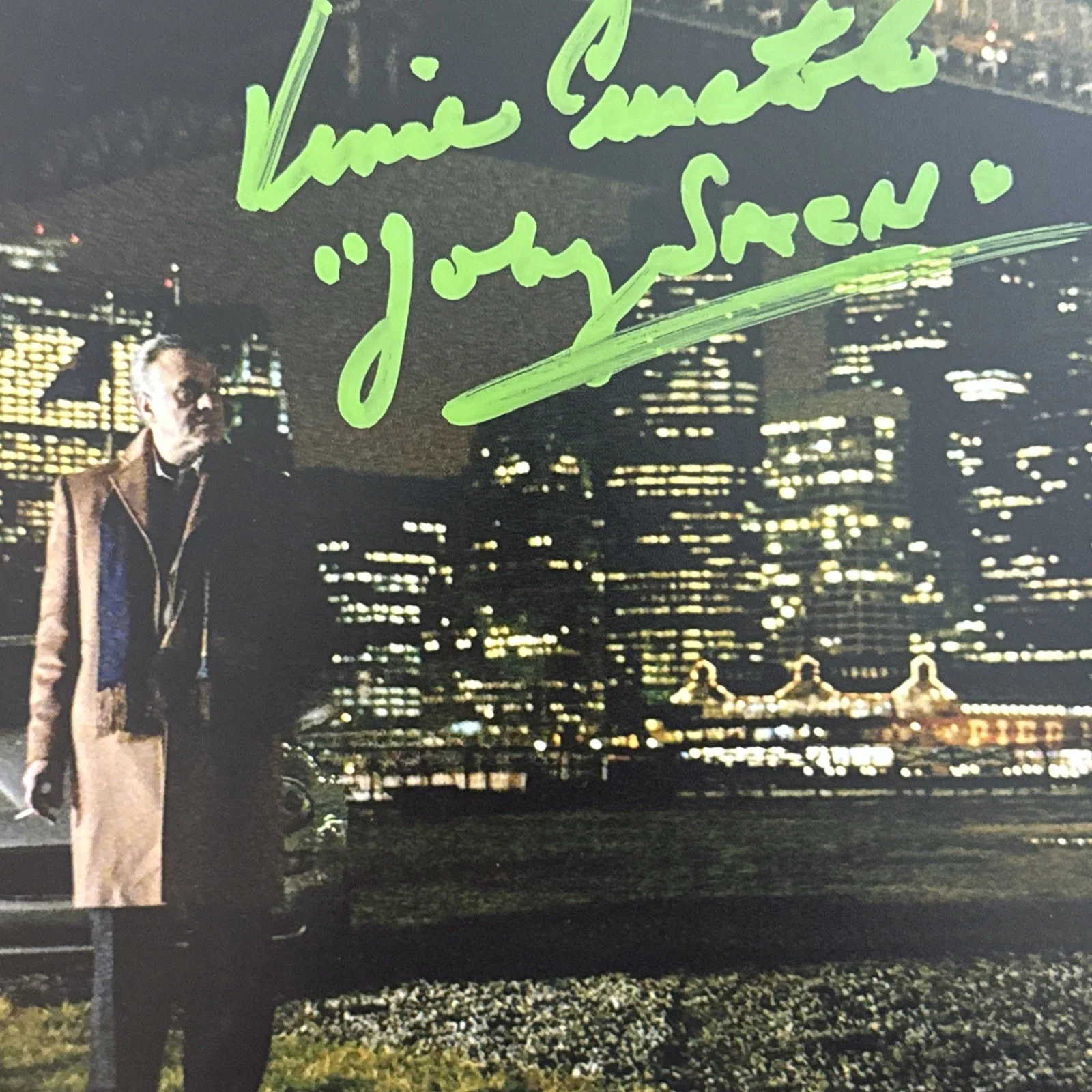 Vince Curatulo — Vince Curatolo( Johnny Sack )Signed Sopranos 8x10 With Tony Soprano & Char Name, изображение 2