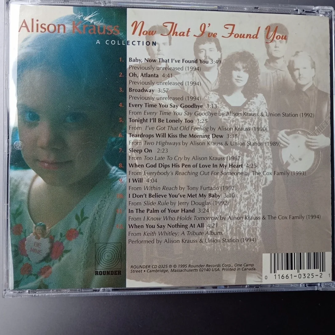 Alison Krauss Now That I Found You Signed CD With COA, image 5