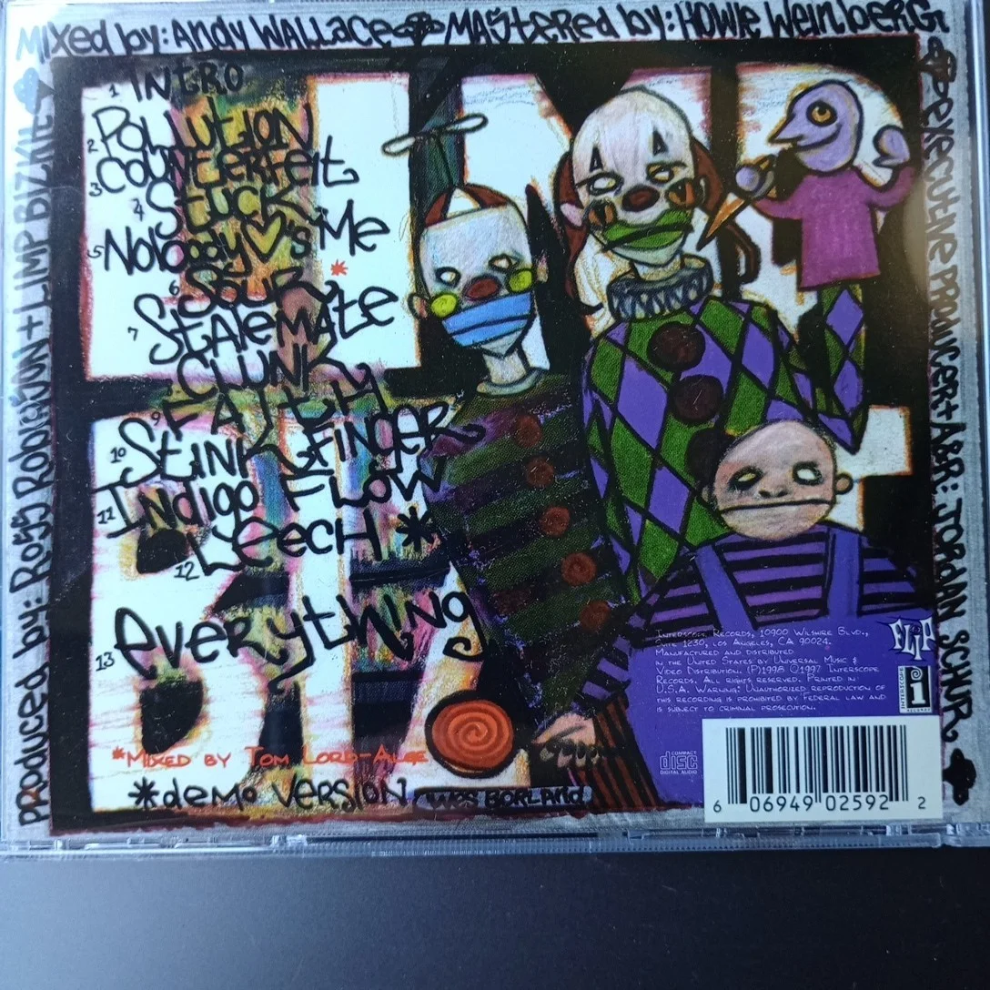 Limp Bizkit $3 Bill Y'all Signed Autographed CD Booklet With COA Full Band, image 4