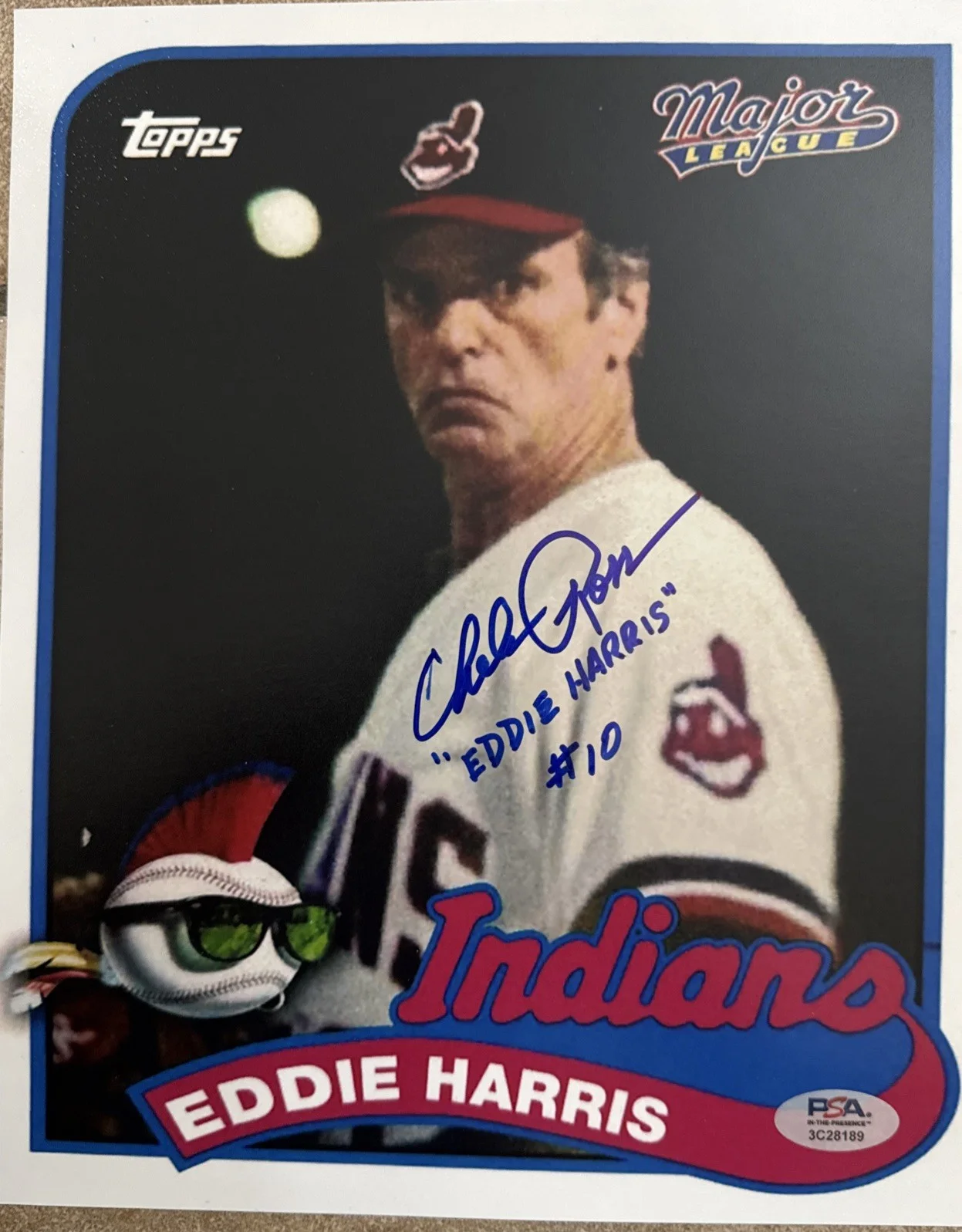 Chelcie Ross — Chelcie Ross Major League Signed 8X 10 Photo Insc Character Name Eddie Harris