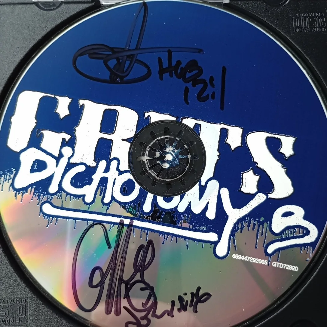 Chris Dichotomy Be Signed Autographed CD Booklet Christian Hip Hop Rap With, image 2