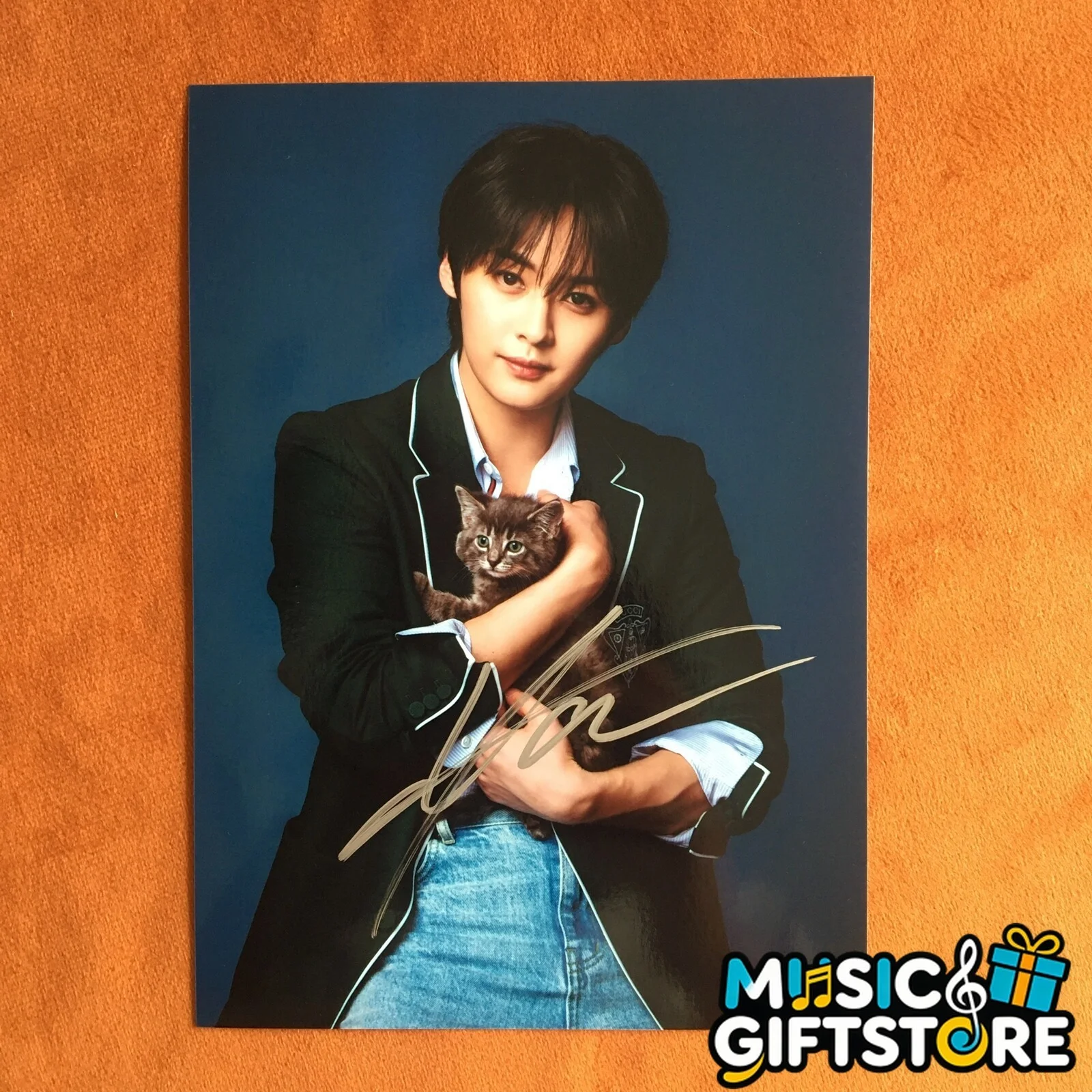 STRAY KIDS FELIX LEE KNOW BANG CHAN IN AUTOGRAPHED SIGNED Photo K-POP 2024 #MUGS, изображение 4