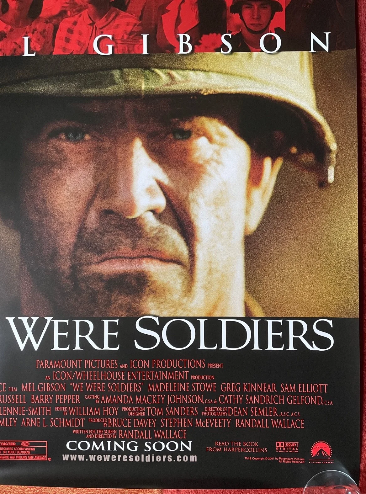 WE WERE SOLDIERS (2002) Original US One Sheet Vietnam War Movie Film Poster, изображение 5