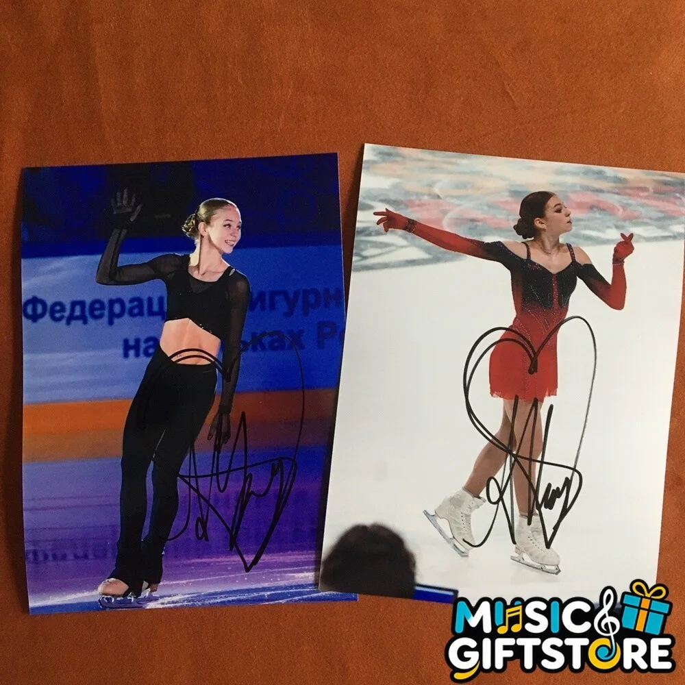 Alexandra Trusova Sasha Autographed Signed Photo Sports figure skating 2024C #MU, изображение 2