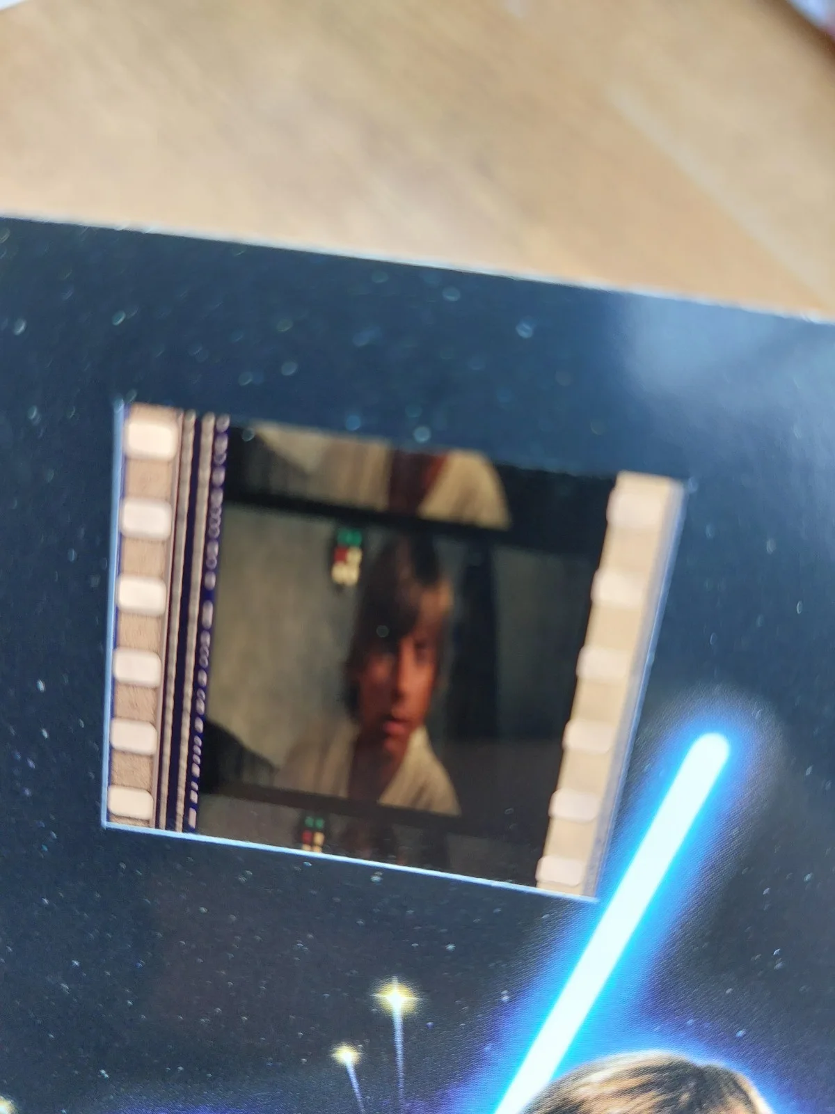 Star Wars Film Cell Episode IV A New Hope Card Mounted Luke Skywalker Frame, изображение 2