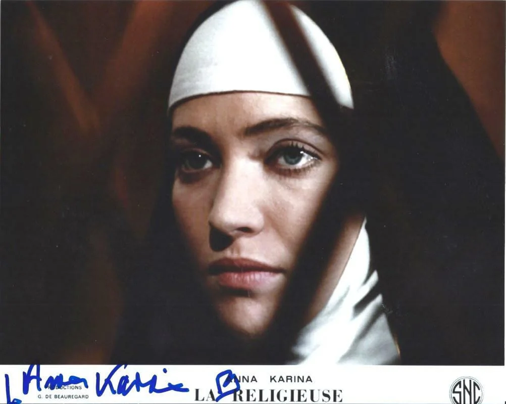 Anna Karina — Anna Karina Signed 8x10 Photo in person Photo Proof Godard' Band of Outsiders