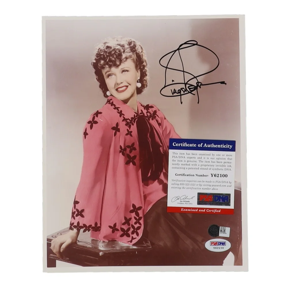 Ginger Rogers — Ginger Rogers Autographed 8x10 Photo...PSA/DNA Authenticated!!, image 2