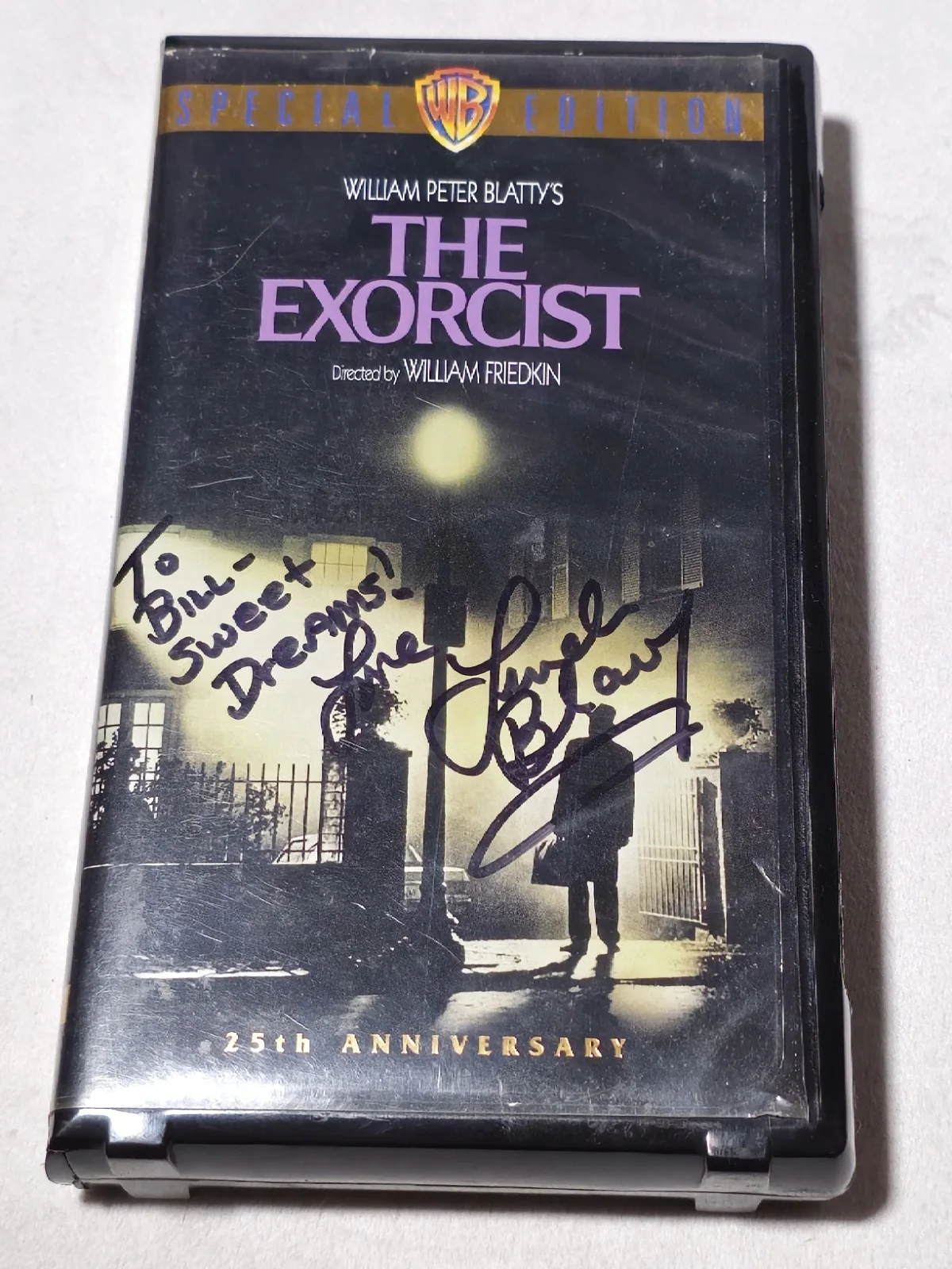 Linda Blair — The Exorcist: 25th Anniversary (VHS, 1998) Signed By Linda Blair For Director BK