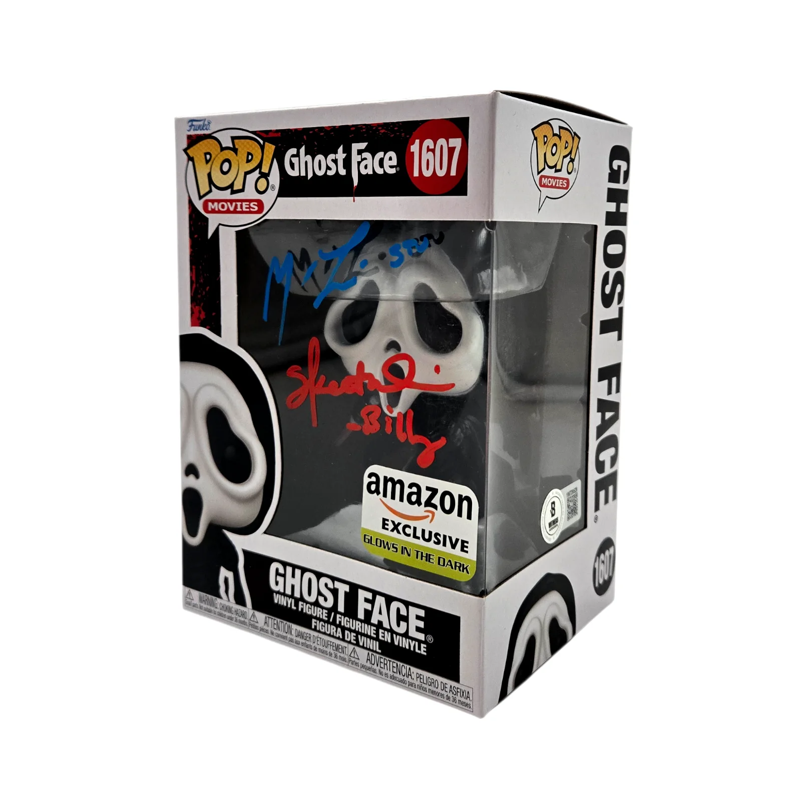 Matthew Lillard, Skeet Ulrich — Ghostface Signed Funko Pop Scream Autograph Matthew Lillard Ulrich 1607 Beckett
