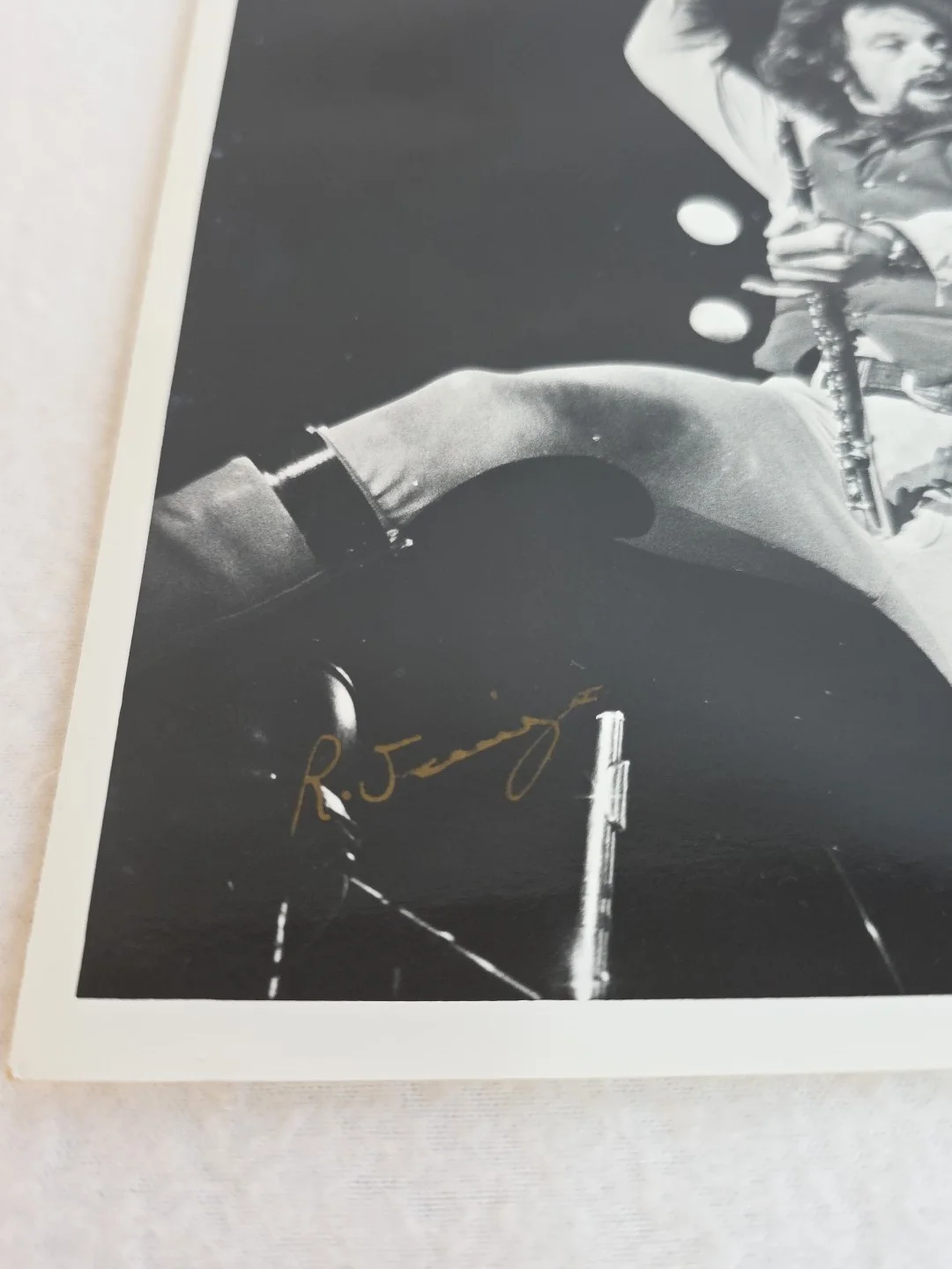 ✨ ​Vtg Jethro Tull Original Photo Signed Randy Jennings. Feat Ian A. Martin B., image 2
