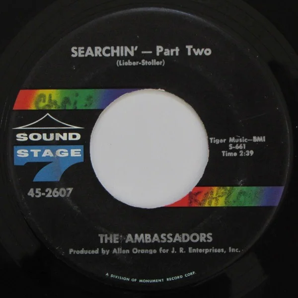 The Ambassadors - Searchin' (Part One / Part Two) 7" Vinyl Single, image 2