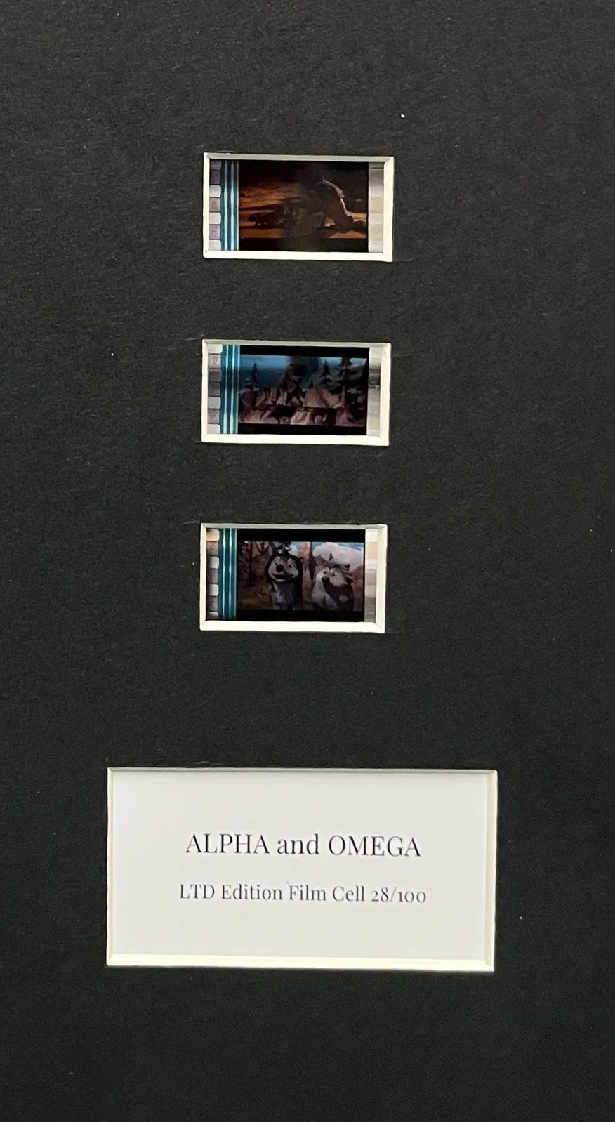 ALPHA And . OMEGA. . 35mm Film Cell Mounted Display, image 2