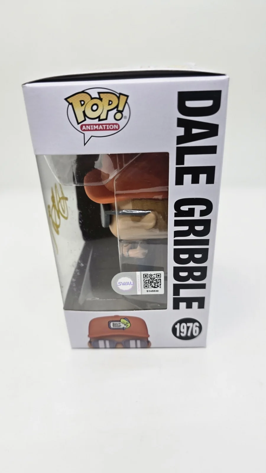 toby huss — Toby Huss Signed King Of The Hill Dale Gribble Funko Pop #1976 SWAU, изображение 2
