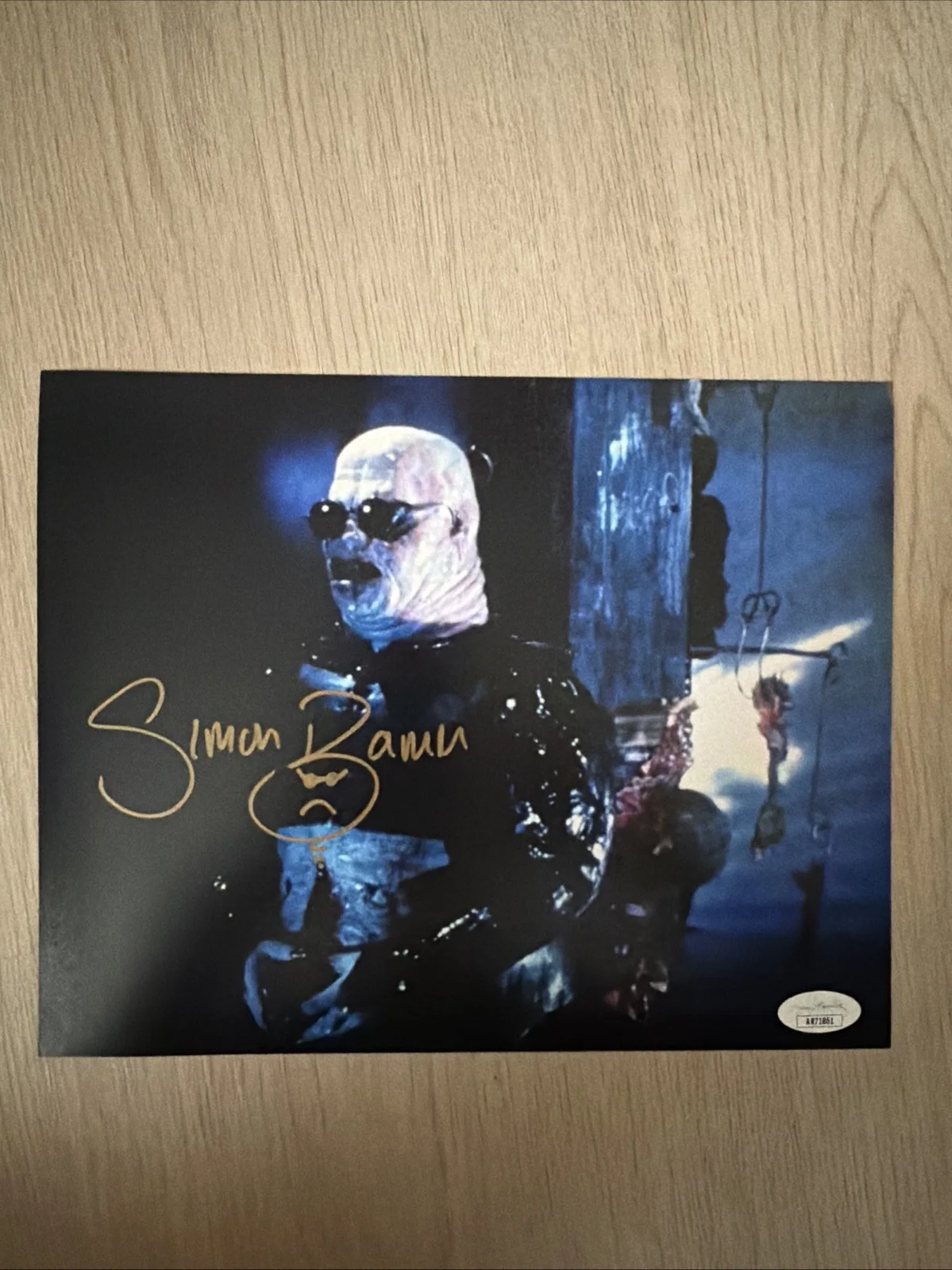 Simon Bamford Hellraiser signed Butterball 8x10 JSA authenticated Autograph, image 2