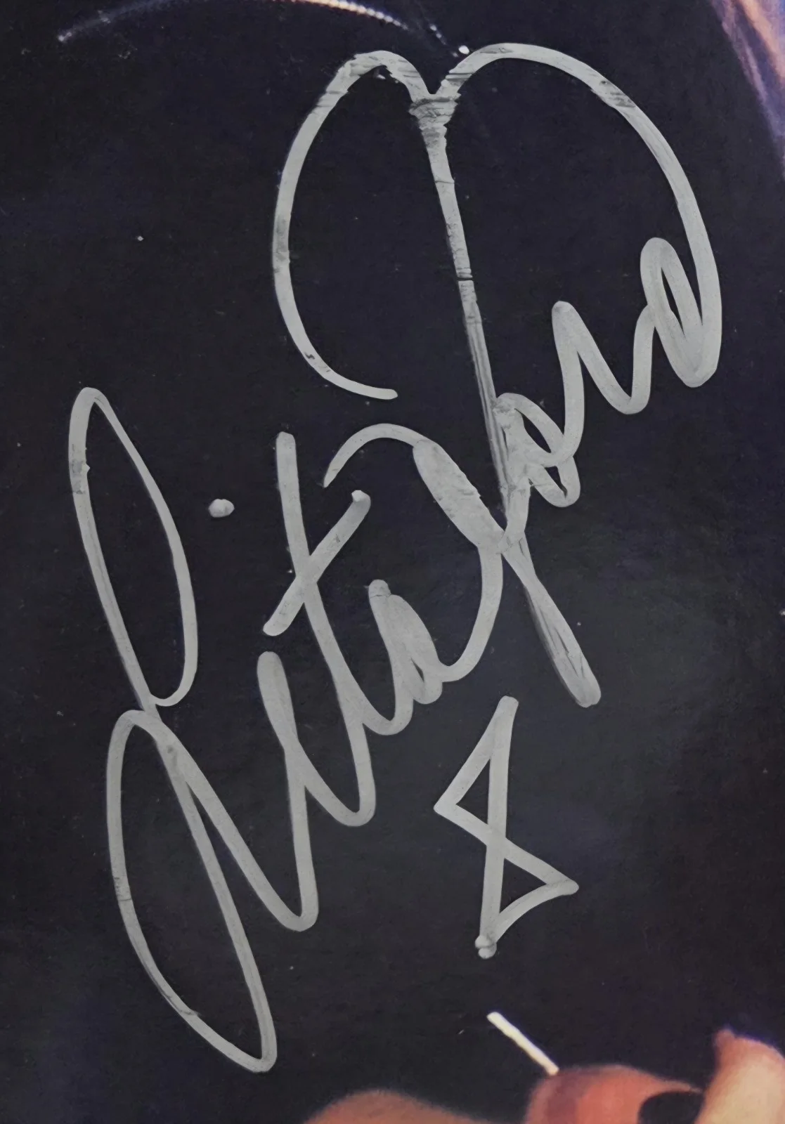 Lita Ford - Autographed Dancin' On The Edge Vinyl LP - SGC Authenticated Signed, image 2