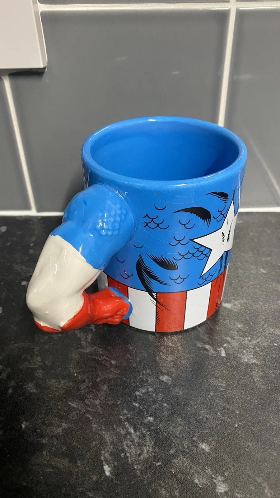 Captain America Muscle Arm Ceramic Mug, image 4