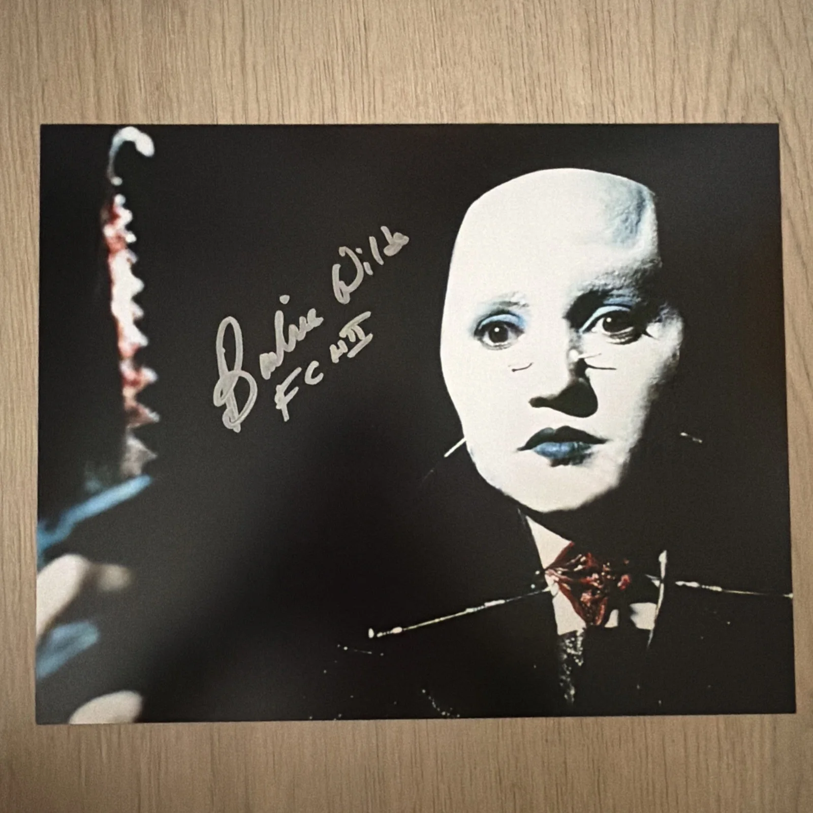 Barbie Wilde signed Hellraiser "female cenobite" 8x10, image 2