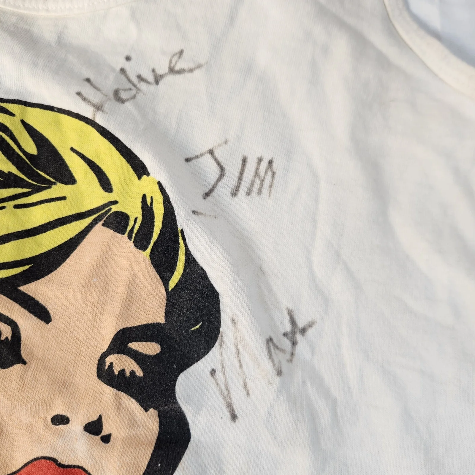 Supermans Daughter Tank Top Possibly Signed By Sawyer Brown Band, image 2