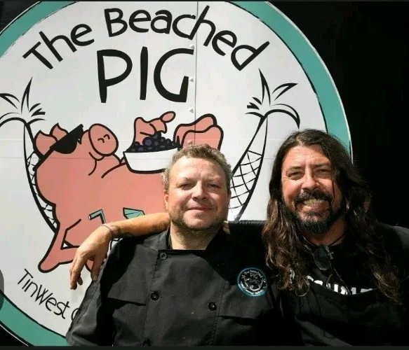 DAVE GROHL SIGNED EMPTY JAR BBQ SAUCE VALLEY URBAN MARKET 2015 NIRVANA FOO FIGHT, image 5