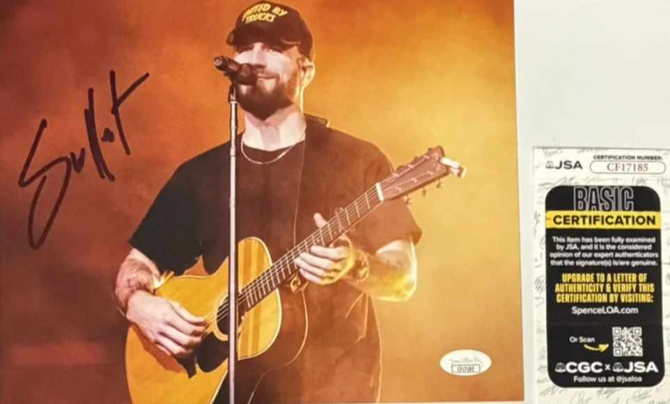 Sam Hunt Signed 8x10 Photo Autograph JSA COA CF17185 Country Music Star, image 2