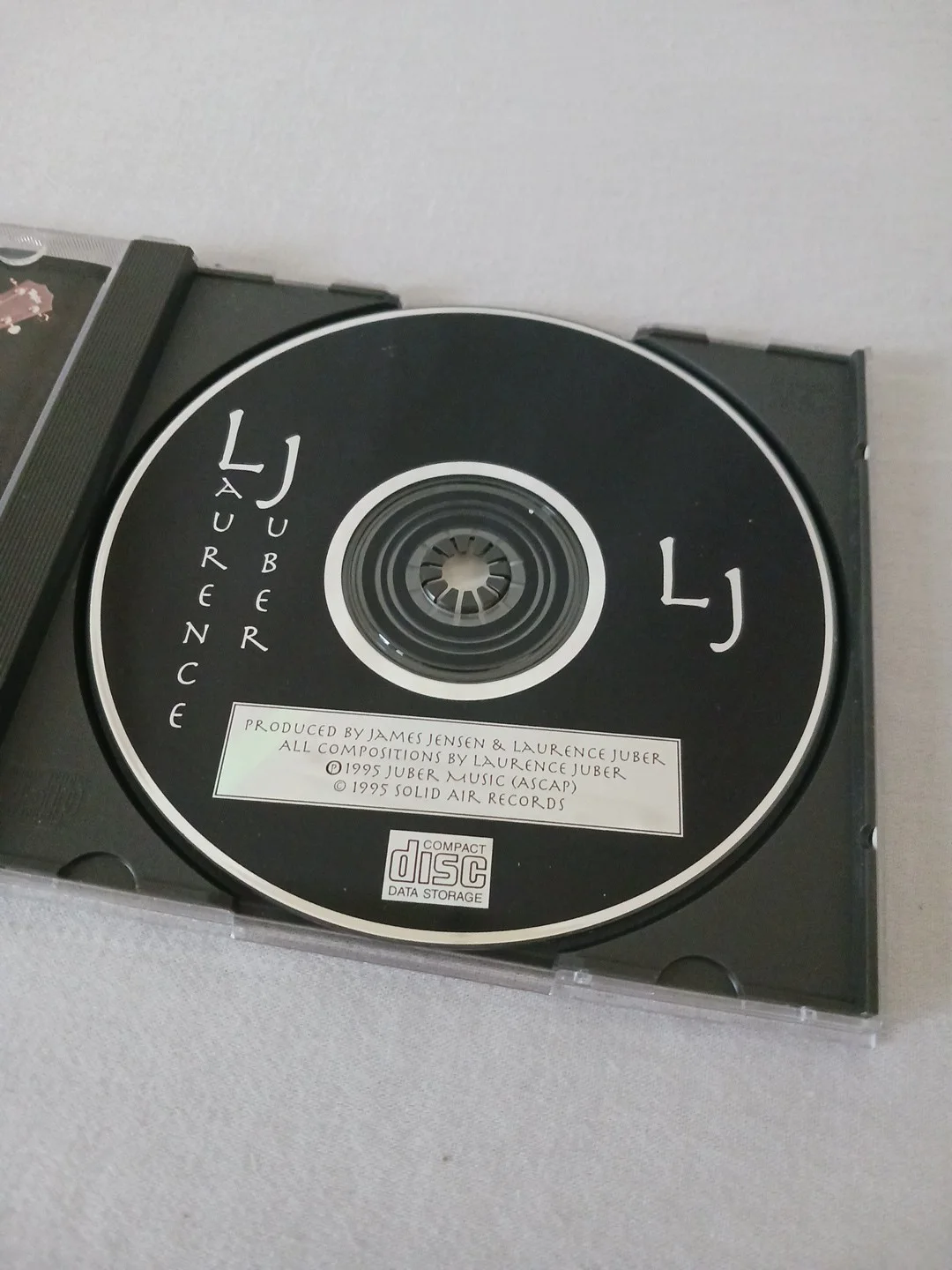 Laurence Juber — Laurence Juber SIGNED LJ (CD, 1995) Solid Air Records SACD909-1 - EUC, image 3