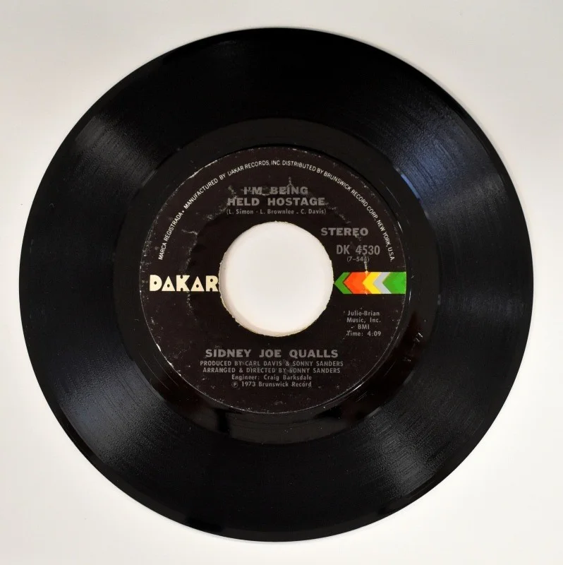 Sidney Joe Qualls - Where the Lilies Grow / I'm Being Held Hostage (7"), изображение 2