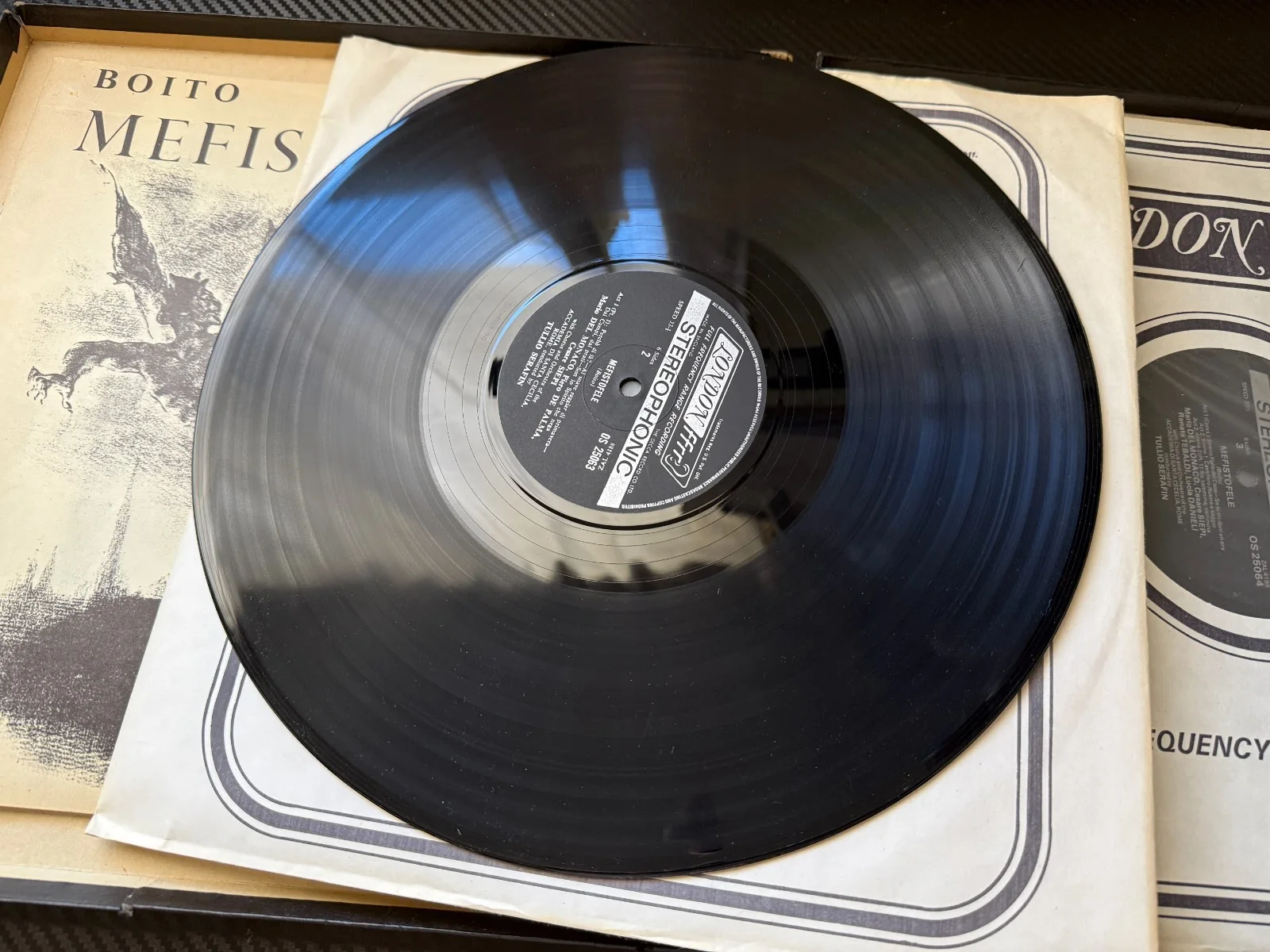Renata Tebaldi Photo Signed + Vinyl Box Set London ffrr Boito Mefistofele Opera, изображение 5