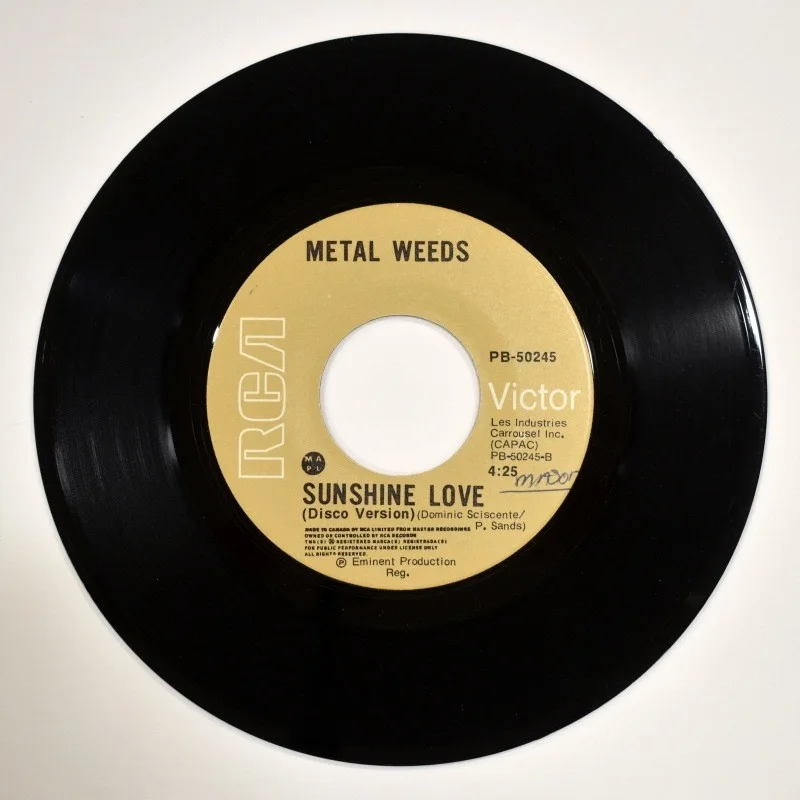 Metal Weeds - Sunshine Love (AM Ver.) / ST (Disco Ver.) [7"], изображение 3